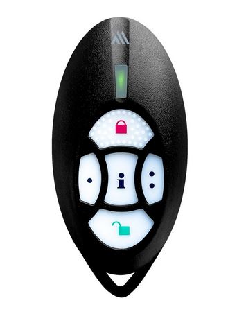 Paradox M25 5gombos távirányító, REM2M, fekete